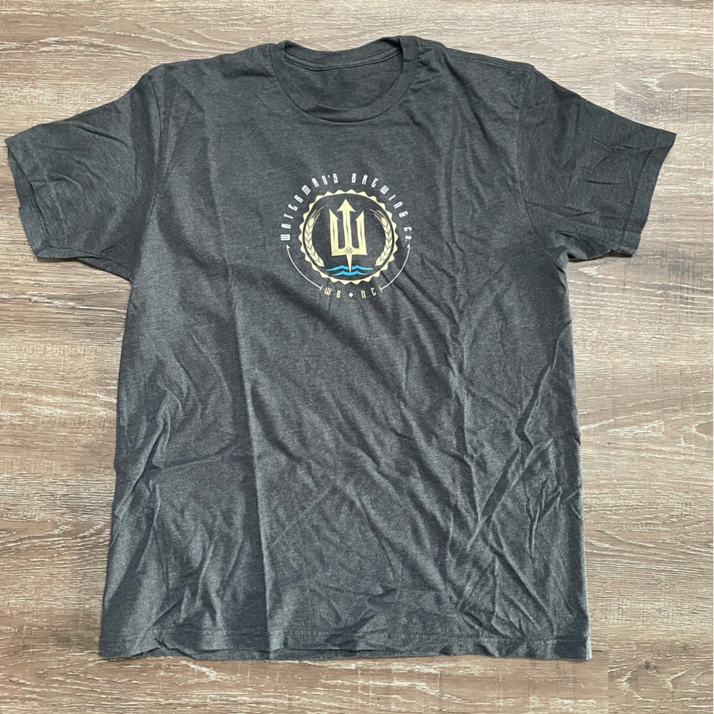 Gray Graphic T-Shirt Waterman’s Brewery Wilmington,NC